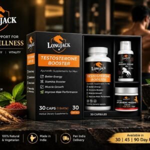Ayurvedic Oil Cream and Capsules Combo for Men