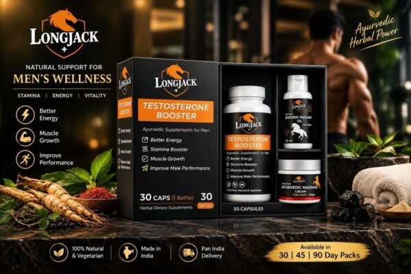 Ayurvedic Oil Cream and Capsules Combo for Men
