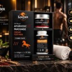 Ayurvedic Massage Cream and Herbal Supplement for Men